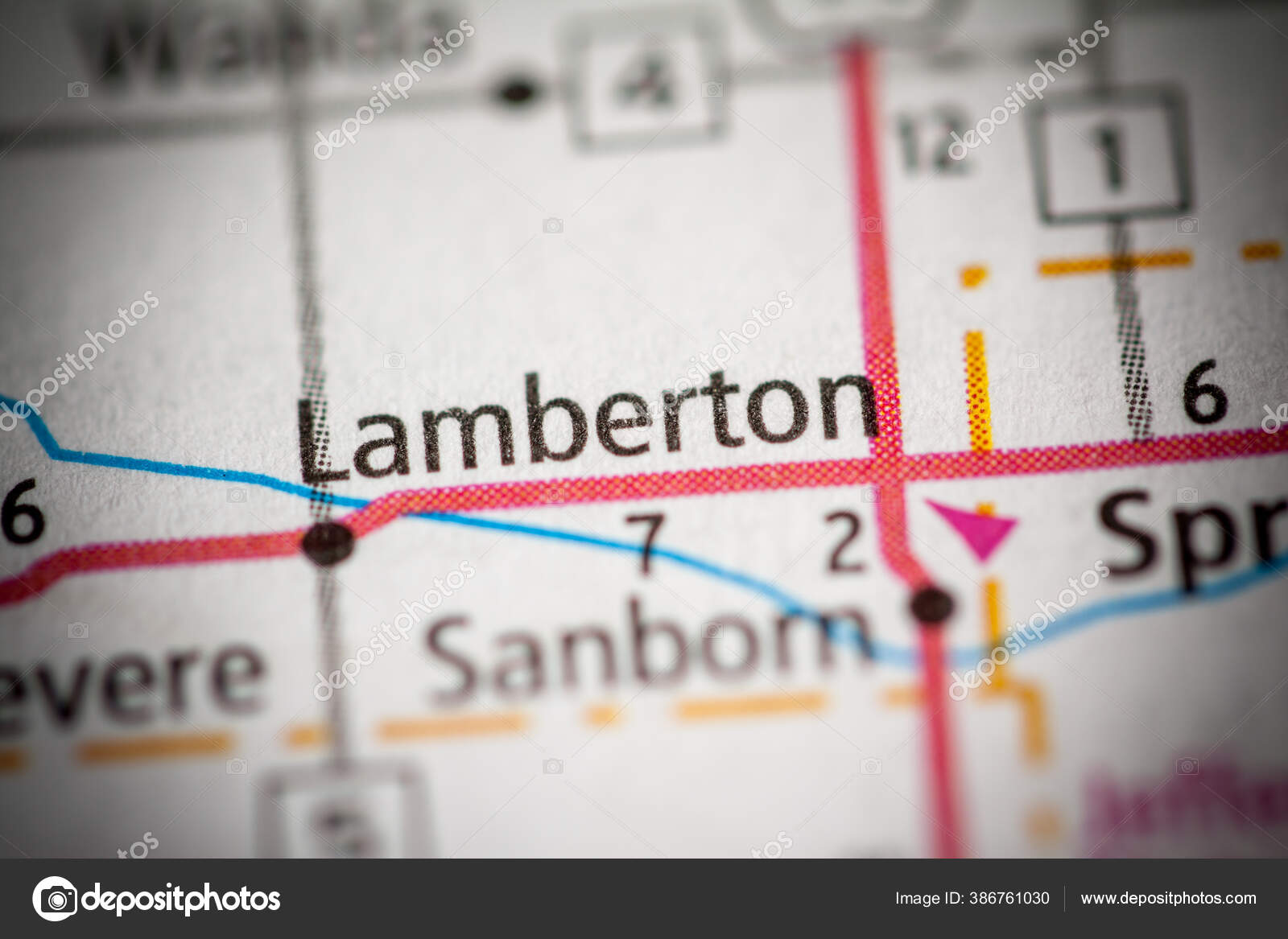 Lamberton Minnesota Usa Map Stock Photo by ©aliceinwonderland2020 386761030