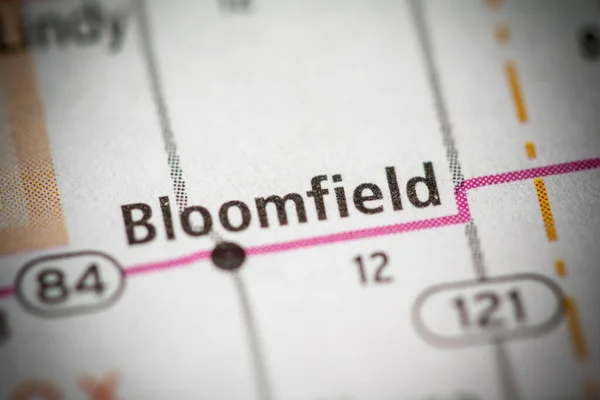Bloomfield Nebraska Mappa Degli Stati Uniti — Foto Stock