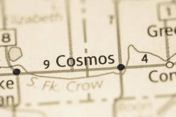 Cosmos Minnesota Mapa Usa —  Fotos de Stock