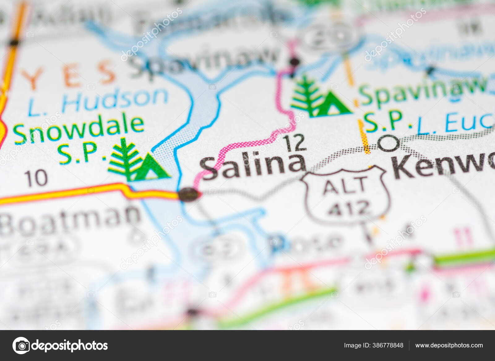 Salina Ok Map