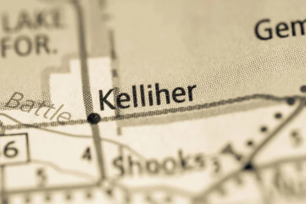 Келліер Міннесота Карта Сша — стокове фото