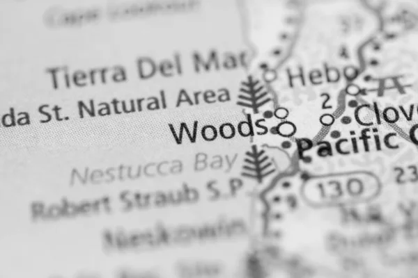 伍兹俄勒冈州美国 地理概念近距离拍摄 — 图库照片