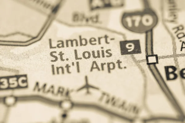 Lambert Internationale Luchthaven Louis Missouri Verenigde Staten — Stockfoto