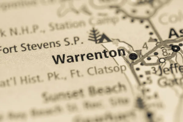 Warrenton Oregon Eua Conceito Geográfico Close Shot — Fotografia de Stock