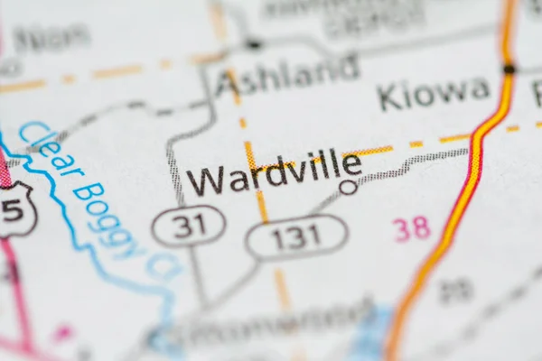 Wardville Ben Oklahomában Egyesült Államok Földrajzi Koncepció Közelkép — Stock Fotó