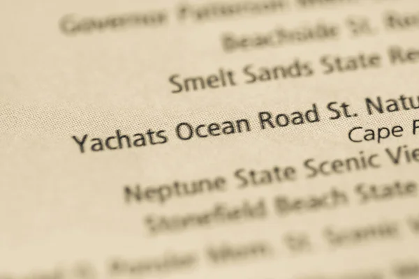 Yachats Ocean Road St. Oregon. USA
