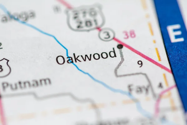 Tölgyfa Oklahomában Egyesült Államok Földrajzi Koncepció Közelkép — Stock Fotó
