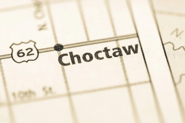 Choctaw Oklahoma Verenigde Staten Geografisch Concept Close Shot — Stockfoto