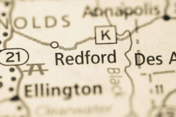 Redford Misuri Mapa Usa — Foto de Stock