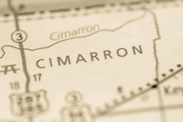 Het Cimarron Oklahoma Verenigde Staten Geografisch Concept Close Shot — Stockfoto