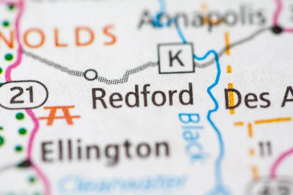 レッドフォードだ ミズーリ州 アメリカ地図 — ストック写真