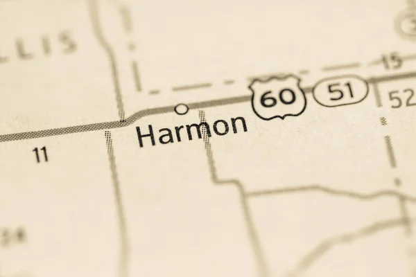 Harmon Oklahoma Stati Uniti Concetto Geografico Close Shot — Foto Stock