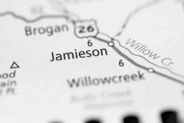 Τζέιμισον Όρεγκον Χάρτης Ηπα — Φωτογραφία Αρχείου