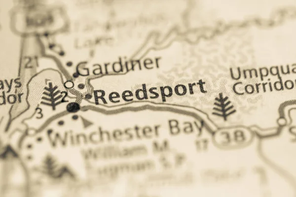 Reedsport Oregon Estados Unidos Concepto Geográfico Primer Plano — Foto de Stock