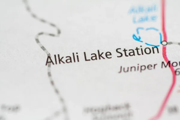 Estación Alkali Lake Oregon Estados Unidos — Foto de Stock