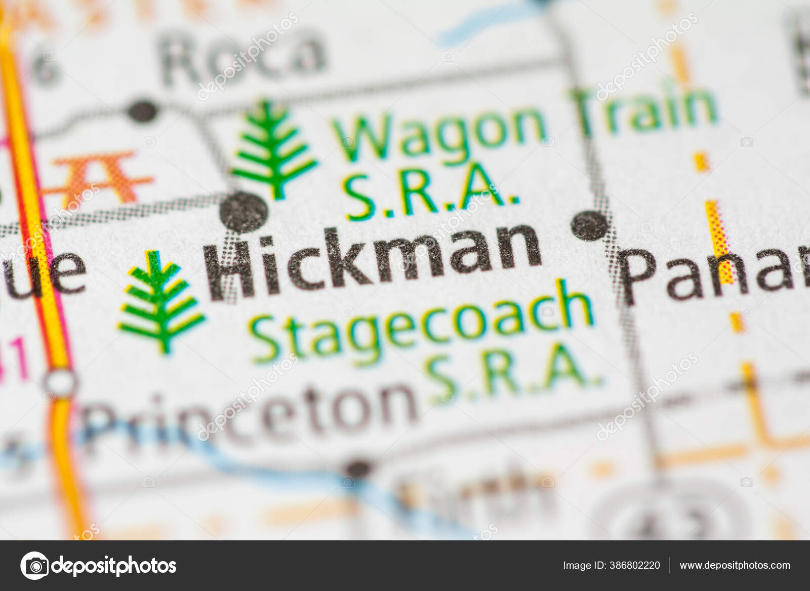 Hickman Nebraska Usa Map Stock Photo by ©aliceinwonderland2020 386802220