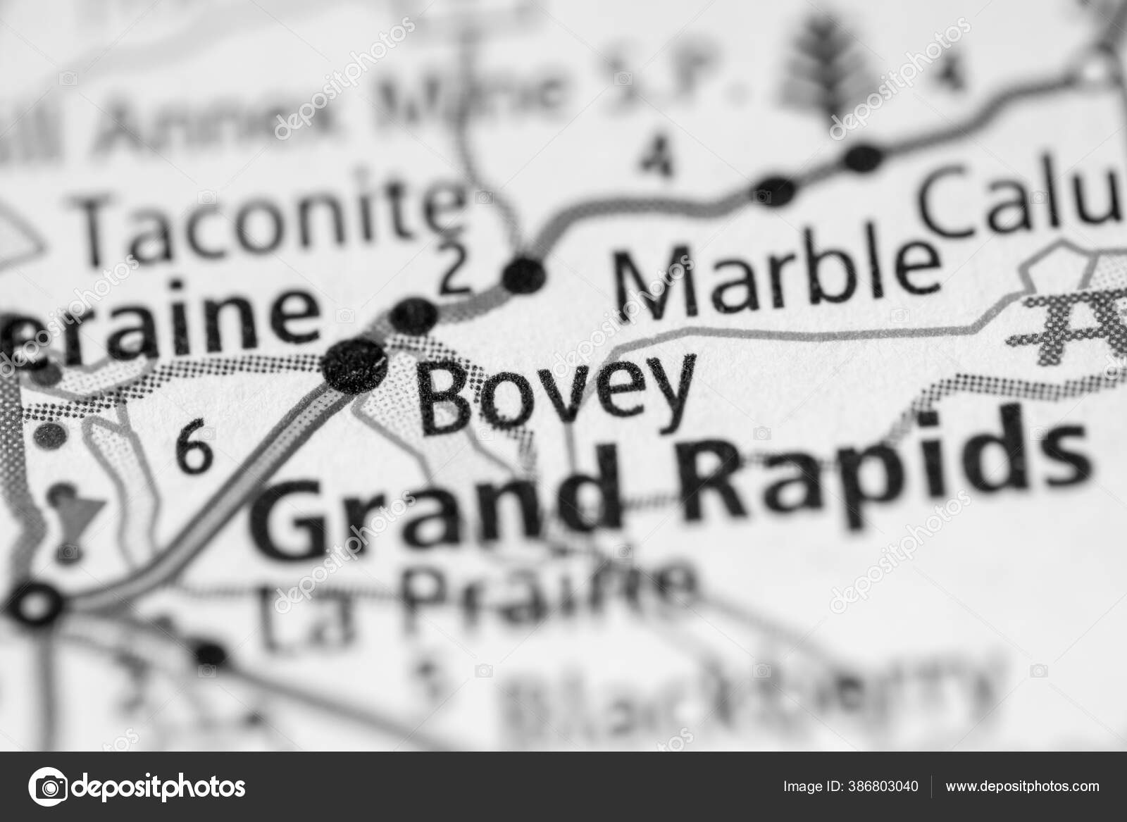 Bovey Minnesota Usa Map Stock Photo by ©aliceinwonderland2020 386803040