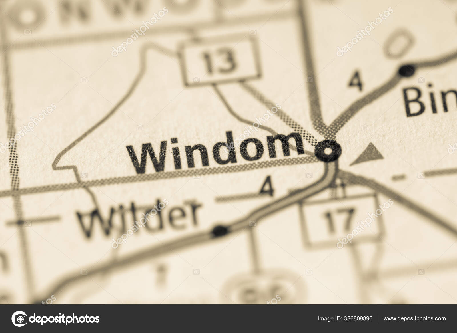 Windom Minnesota Usa Map Stock Photo by ©aliceinwonderland2020 386809896