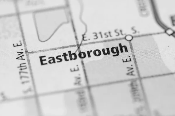 Eastborough Oklahoma Eua Conceito Geográfico Close Shot — Fotografia de Stock