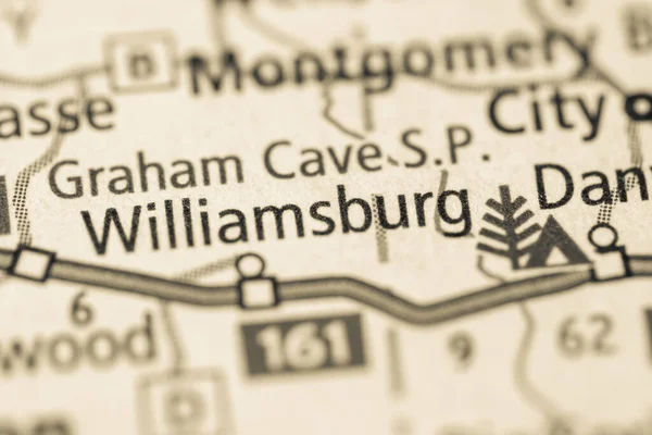 Williamsburg Det Missouri Usa Karta — Stockfoto