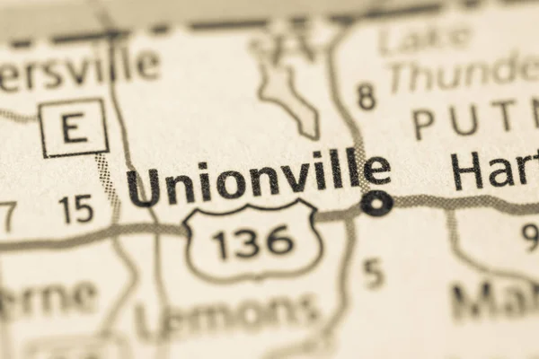 Unionville Misuri Mapa Usa — Foto de Stock