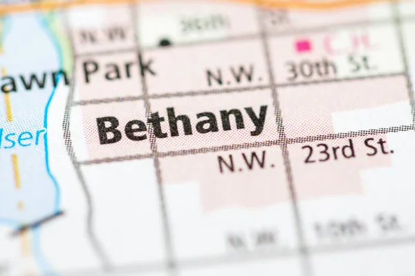Bethany Oklahoma Estados Unidos Concepto Geográfico Primer Plano — Foto de Stock