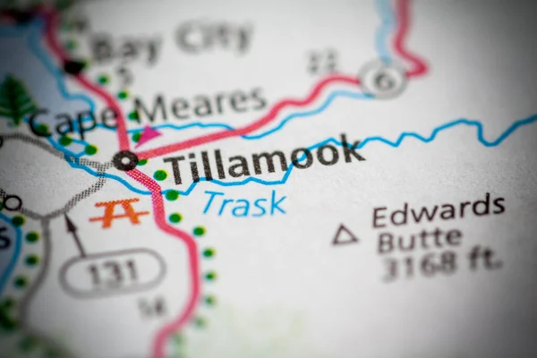 Tillamook Oregon Estados Unidos Concepto Geográfico Primer Plano — Foto de Stock