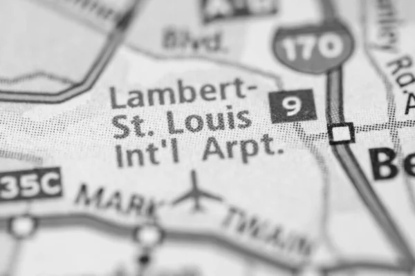 Lambert Aeroporto Internacional Louis Missouri Estados Unidos — Fotografia de Stock