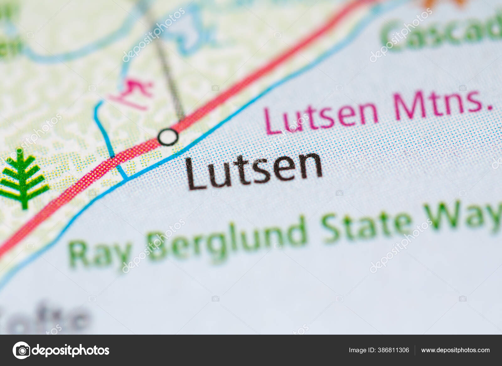 Lutsen Minnesota Usa Map Stock Photo by ©aliceinwonderland2020 386811306