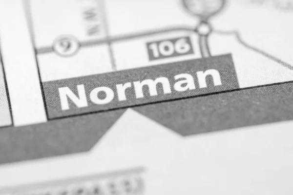 Norman. Oklahoma. USA. Geographic concept close up shot