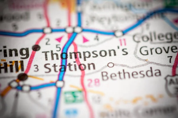 Estación Thonpson Tennessee Estados Unidos — Foto de Stock