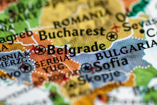 Belgrade, Serbia Metro map view