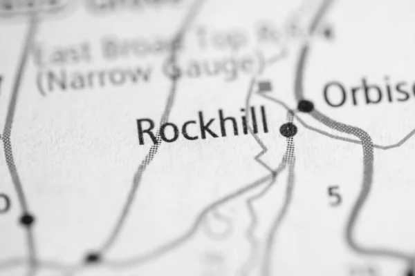 ロックヒル ペンシルベニア州 アメリカ地図の概念 — ストック写真