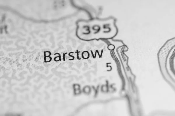 Barstow Washington Usa Road Map — Stock Photo, Image