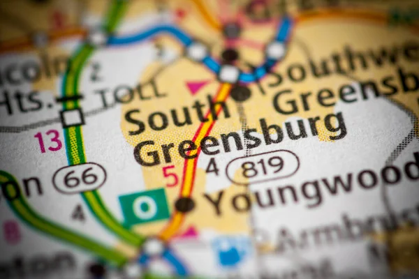 Södra Greensburg Pennsylvania Förenta Staterna — Stockfoto