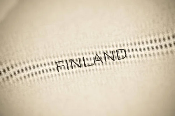 Finland Kartografi Illustration Geografi Karta — Stockfoto