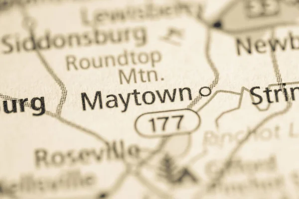 Maytown Pennsylvania Mapa Usa — Foto de Stock