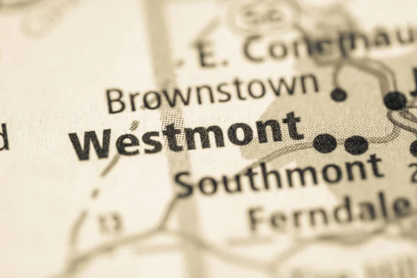 Westmont Pennsylvania Usa Kartenkonzept — Stockfoto