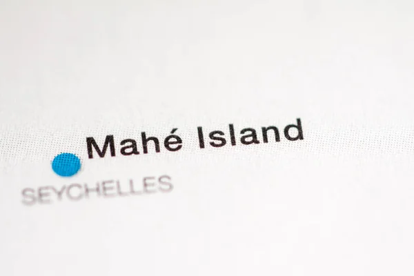 Mahe Island Seychelles Cartography Geography Map — 스톡 사진