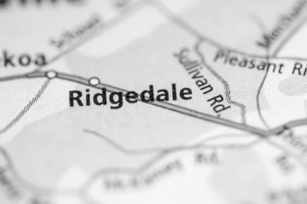 リッジデール テネシー州 アメリカだ ロードマップのコンセプト — ストック写真