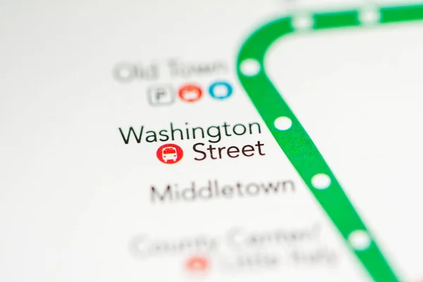 Estación Washington Street Mapa Del Metro San Diego — Foto de Stock