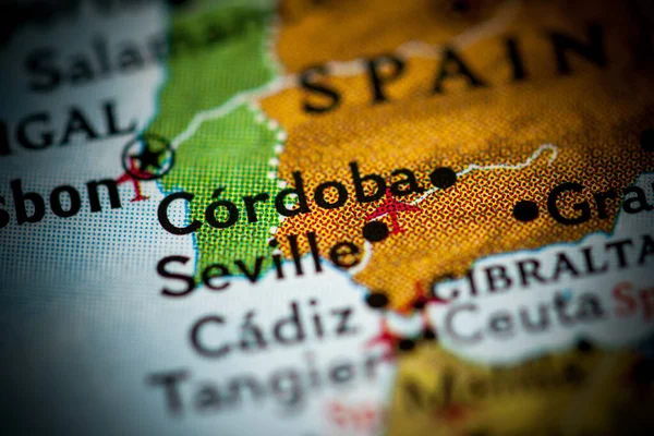Cordoba, Spain. Map, travel