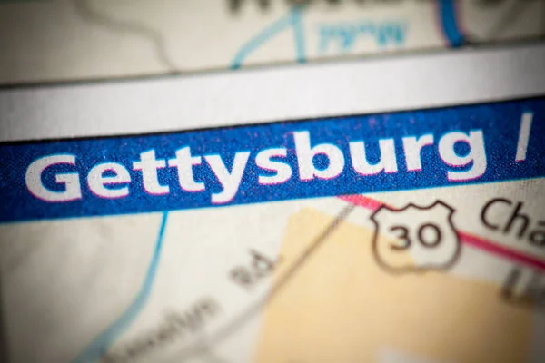 Karte Des Bundesstaates Pennsylvania Usa — Stockfoto