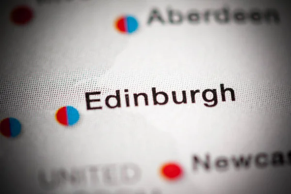 Edinburgh, Scotland, UK cartography illustration map