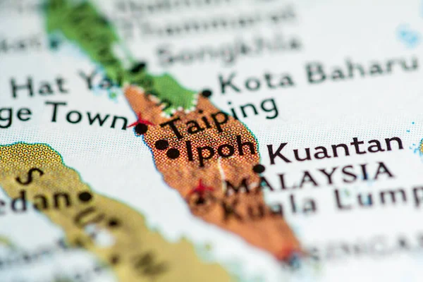 Taiping, Malaysia on the geographical map