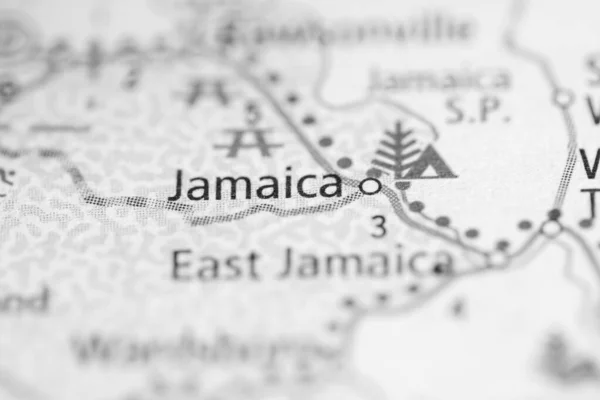 ジャマイカ バーモント州 アメリカ地図 — ストック写真