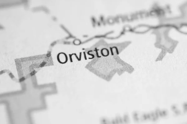 オーヴィストンだ ペンシルベニア州 アメリカ地図 — ストック写真