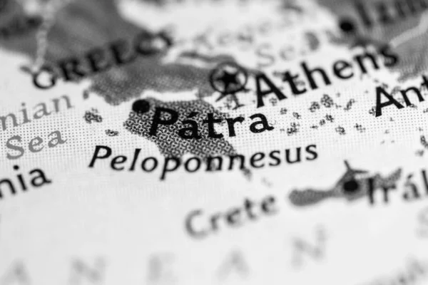 Patra Greece Metro Map View — Stock Photo, Image