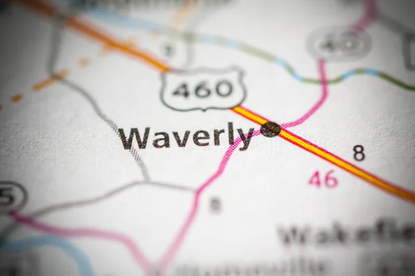 Waverly Vagyok Virginiában Egyesült Államok Ütemterv Koncepciója — Stock Fotó