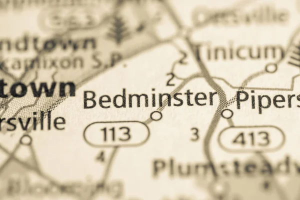 Bedminster Pensilvanya Abd Haritası — Stok fotoğraf